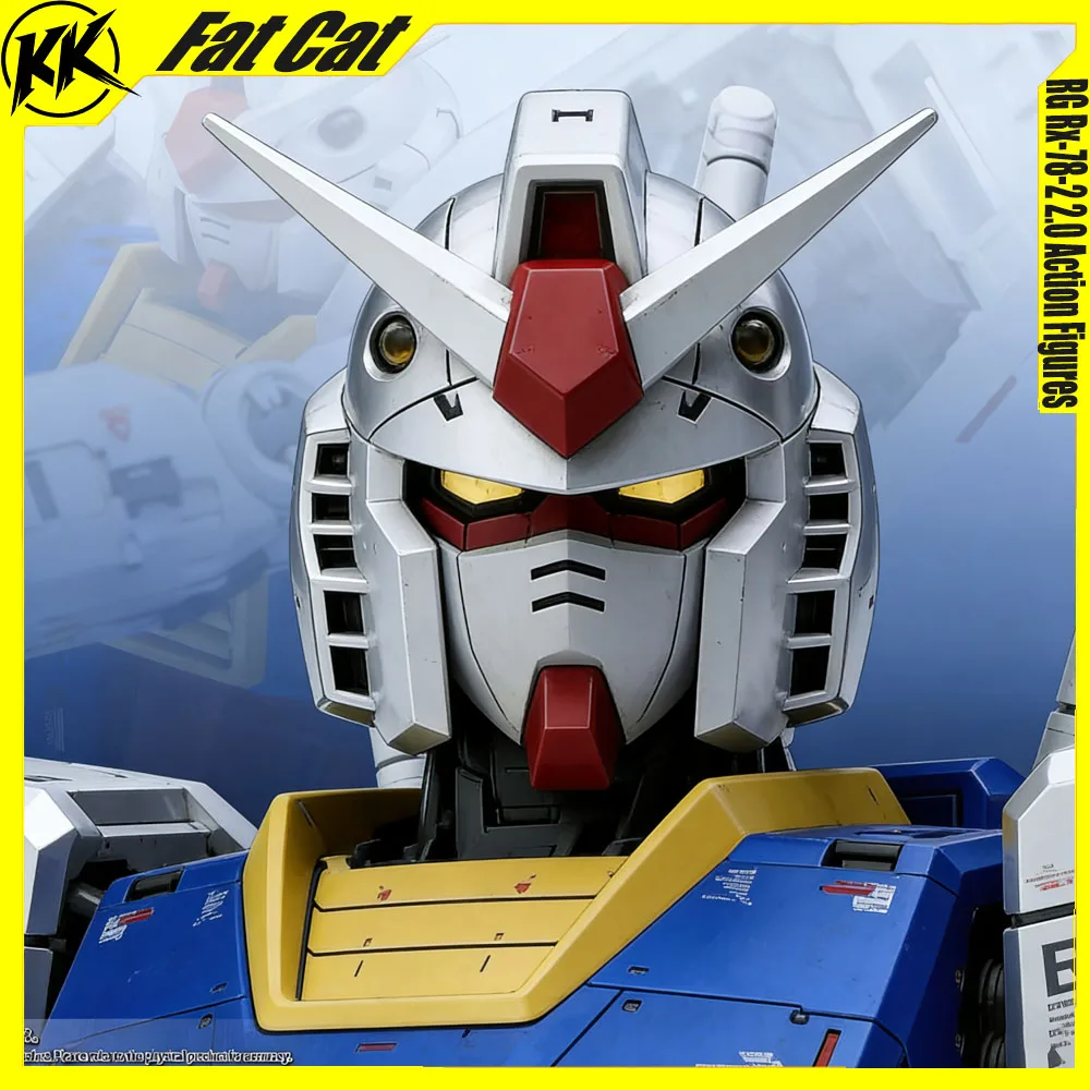 New FAT CAT RG Rx-78-2 2.0 Anime Action Figures Enlarged Version 1/100 Scale Assembly Model Kit Plastic Collection Desk Toy Gift
New FAT CAT RG Rx-78-2 2.0 Anime Action Figures Enlarged Version 1/100 Scale Assembly Model Kit Plastic Collection Desk Toy Gift