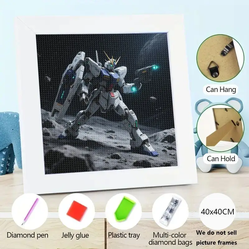 1 шт. 5D DIY комплект алмазной живописи полная дрель Sci-Fi Mecha робот воин космическая сцена горный хрусталь вышивка алмазное искусство домашняя стена De
1 шт. 5D DIY комплект алмазной живописи полная дрель Sci-Fi Mecha робот воин космическая сцена горный хрусталь вышивка алмазное искусство домашняя стена De