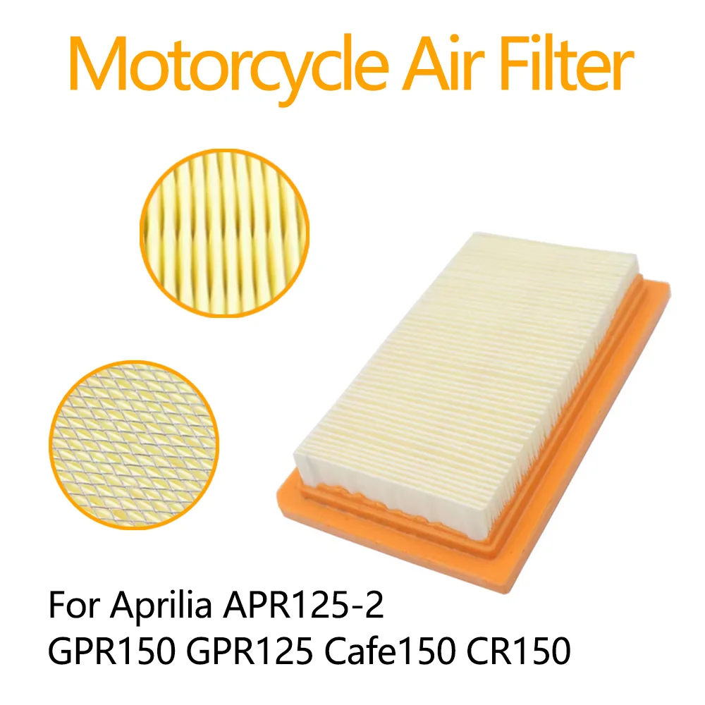 For Aprilia APR125-2 GPR 150 GPR125 Cafe150 CR150 GPR 125 Cafe CR 150 Motorcycle Air Filter Intake Cleaner Element Accessories
For Aprilia APR125-2 GPR 150 GPR125 Cafe150 CR150 GPR 125 Cafe CR 150 Motorcycle Air Filter Intake Cleaner Element Accessories