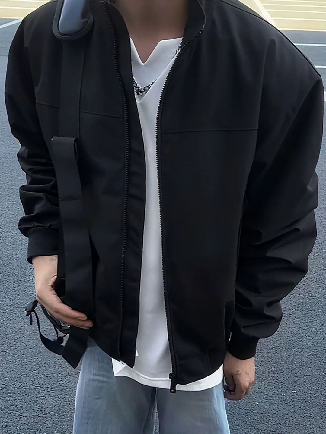 Мужская куртка-бомбер Bla American Sle Pilot Jaet в стиле Cleanfit, рабочая одежда, весенне-осенняя молодежная модная куртка
Мужская куртка-бомбер Bla American Sle Pilot Jaet в стиле Cleanfit, рабочая одежда, весенне-осенняя молодежная модная куртка