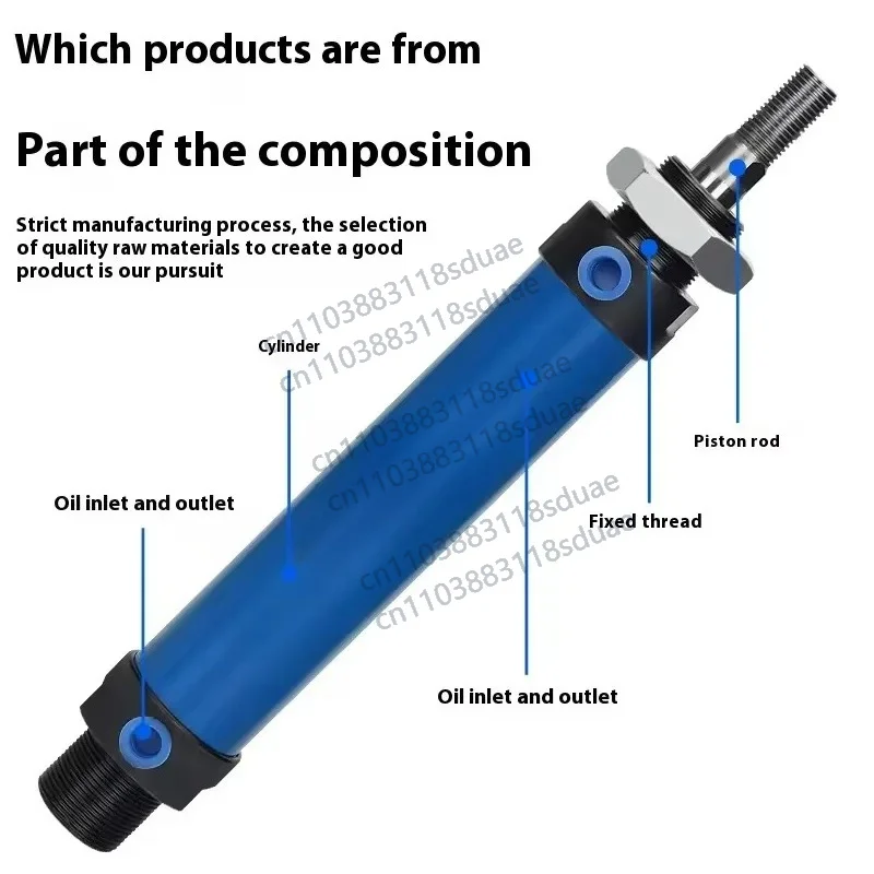Mini Hydraulic Cylinder Small Cylinder 16/20/25/32/40/63 - 25/50/150/200/300
Mini Hydraulic Cylinder Small Cylinder 16/20/25/32/40/63 - 25/50/150/200/300