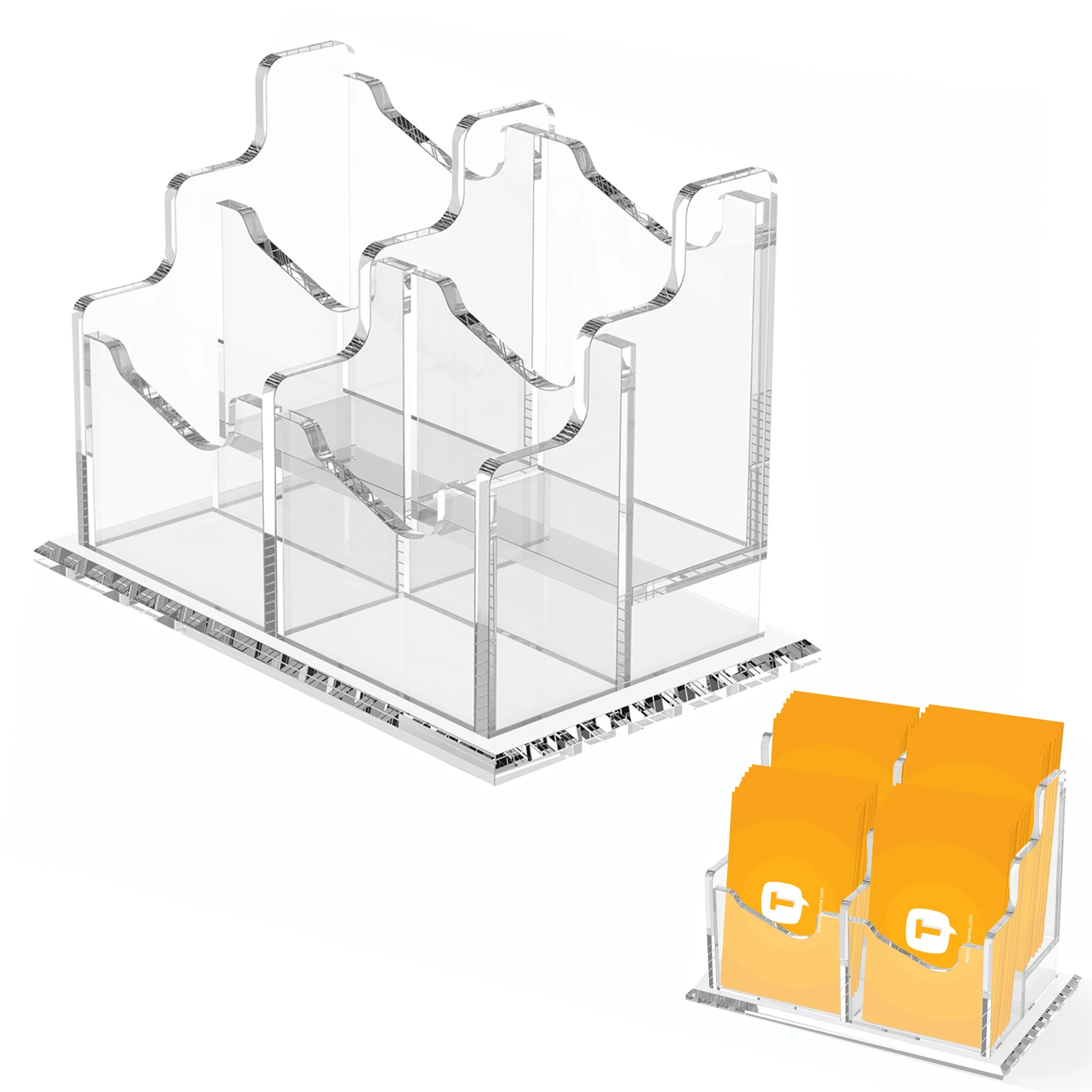 Держатель для визитных карточек, 2/4 слота, прозрачная акриловая подставка для визитных карточек, легкий доступ к выставке, домашний офис для офиса
Держатель для визитных карточек, 2/4 слота, прозрачная акриловая подставка для визитных карточек, легкий доступ к выставке, домашний офис для офиса