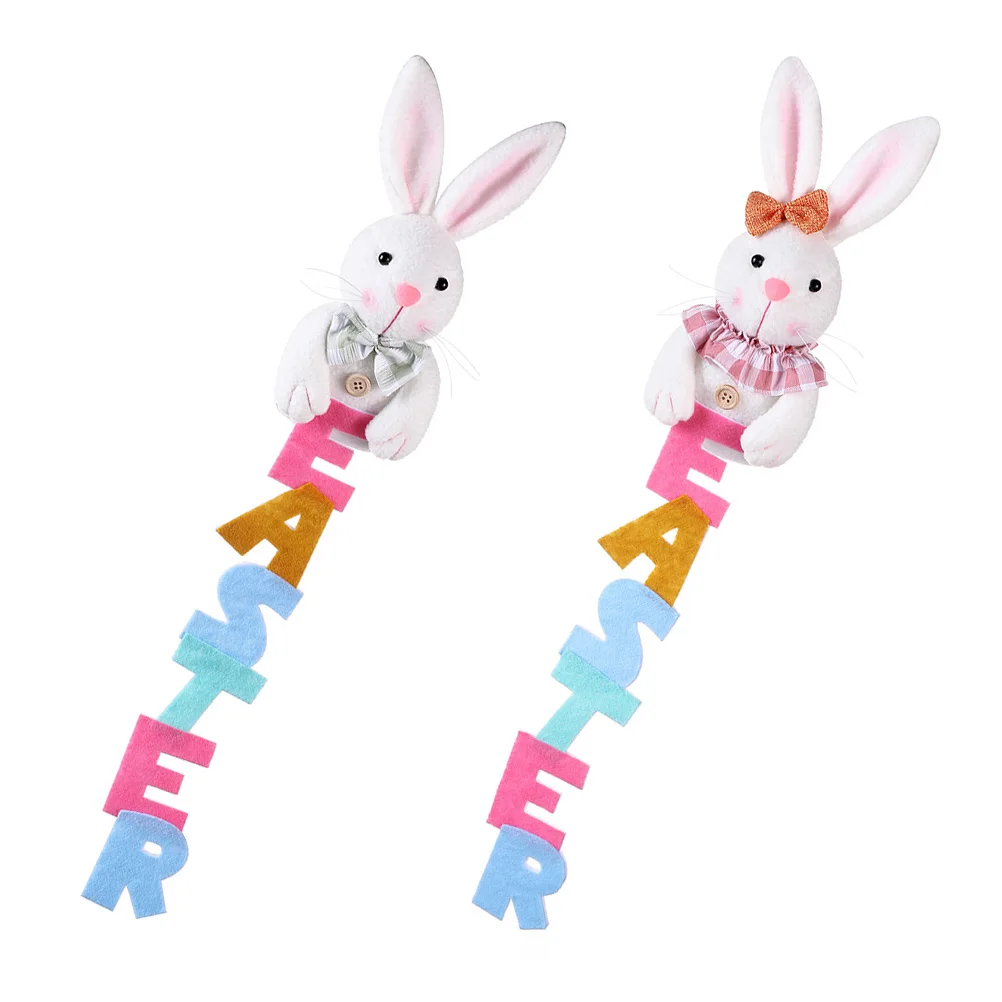 2 Pcs Easter Bunny Pendant Rabbit nament Hanging Decoration Door Window Tree Festive Home Scene Layout Adorn Durability
2 Pcs Easter Bunny Pendant Rabbit nament Hanging Decoration Door Window Tree Festive Home Scene Layout Adorn Durability