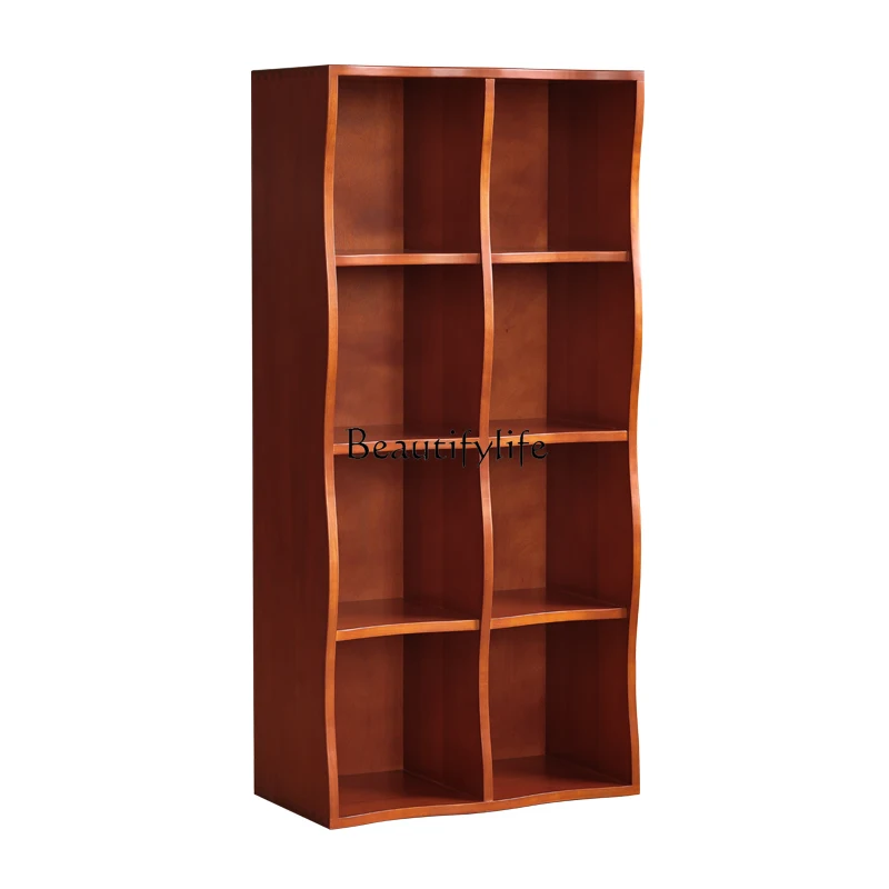 *Solid wood floor-to-ceiling locker Nordic retro display bookshelf display cabinet
*Solid wood floor-to-ceiling locker Nordic retro display bookshelf display cabinet