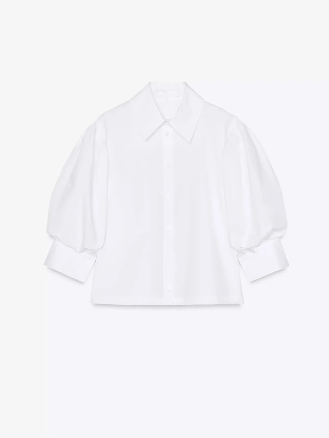 White Loose Bubble Sve ort Long Sve irt Women's Top Thin Summer New Sle 2025 Flip Collar Pure Color Button Closure
White Loose Bubble Sve ort Long Sve irt Women's Top Thin Summer New Sle 2025 Flip Collar Pure Color Button Closure