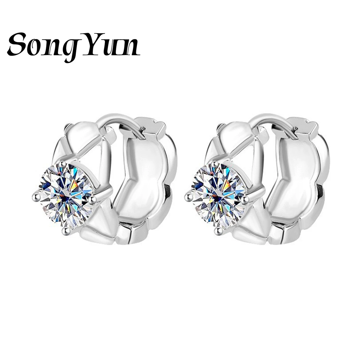 SongYun Brand Jewelry 925 Sterling Silver Jacket Earrings Moissanite Jacket Earrings Charming for Ladies Rhodium GRA
SongYun Brand Jewelry 925 Sterling Silver Jacket Earrings Moissanite Jacket Earrings Charming for Ladies Rhodium GRA