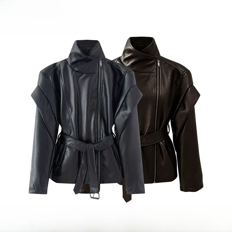 Spring Summer New Women's Fashion High Collar Side Zip Waist Cinched Jacket ZR Style Long Sleeve Short Length Polyester Fiber
Spring Summer New Women's Fashion High Collar Side Zip Waist Cinched Jacket ZR Style Long Sleeve Short Length Polyester Fiber
