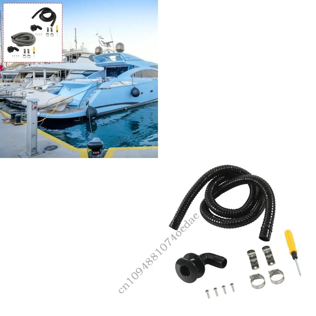 Marine Boat 90 Degree Thru Hull Fitting Through Hulls Bilge Connector for 1-1/8Inch Plumbing Hose
Marine Boat 90 Degree Thru Hull Fitting Through Hulls Bilge Connector for 1-1/8Inch Plumbing Hose