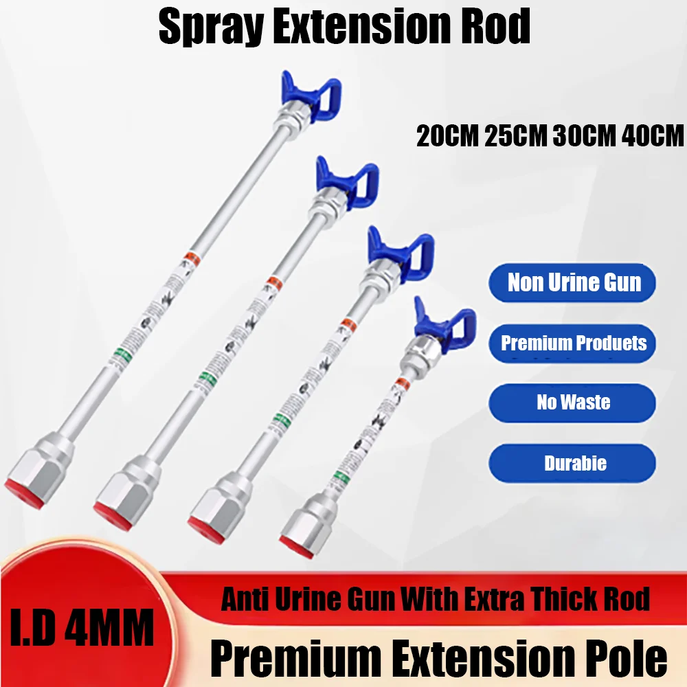 Upgrade Spray Extension Rod Portable Replacement Professional Spare Parts Airless Sprayer Spray Rod, Suitable For Spray Gun
Upgrade Spray Extension Rod Portable Replacement Professional Spare Parts Airless Sprayer Spray Rod, Suitable For Spray Gun