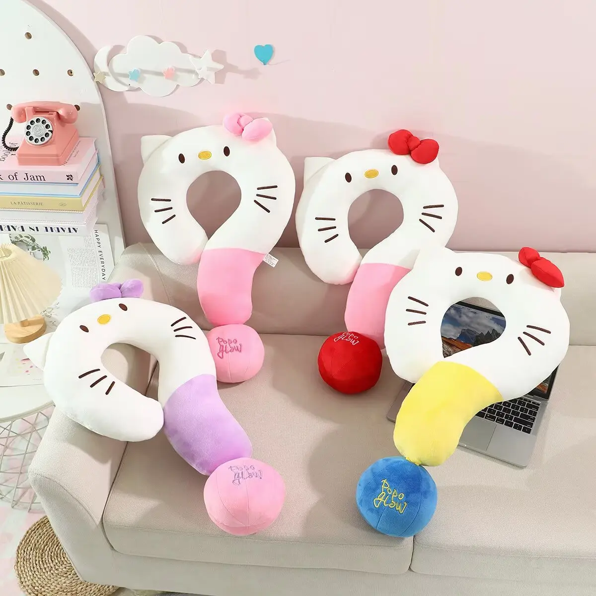 Форма знака вопросов, плюшевые игрушки Kitty Cat, удобная подушка для запуска, подушка для спины, мягкая подушка для сна, плюшевая игрушка в стиле аниме для девочек
Форма знака вопросов, плюшевые игрушки Kitty Cat, удобная подушка для запуска, подушка для спины, мягкая подушка для сна, плюшевая игрушка в стиле аниме для девочек