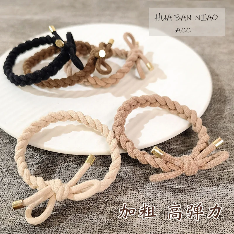 High Elasticity Braided Hair Tie Daily Basic Gentle on Hair Simple Versatile Non Slip for Women Soft Elastic Fiber Black
High Elasticity Braided Hair Tie Daily Basic Gentle on Hair Simple Versatile Non Slip for Women Soft Elastic Fiber Black