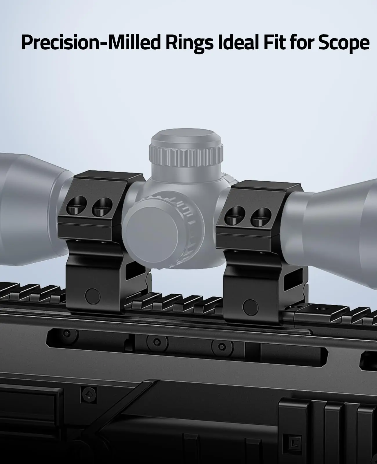 Airsoft Scope Rings Mount for 30mm Diameter Scope Tube with 1.14 inch or 1.37 inch Height Compatible with 20mm Picatinny Rails
Airsoft Scope Rings Mount for 30mm Diameter Scope Tube with 1.14 inch or 1.37 inch Height Compatible with 20mm Picatinny Rails