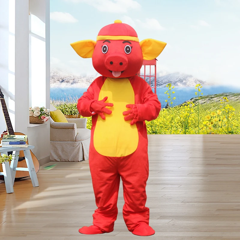 Pig Mascot Costume Cosplay Fursuit Adult Wear Walking Doll Headgear Plush Stuffed Animal Costume
Pig Mascot Costume Cosplay Fursuit Adult Wear Walking Doll Headgear Plush Stuffed Animal Costume