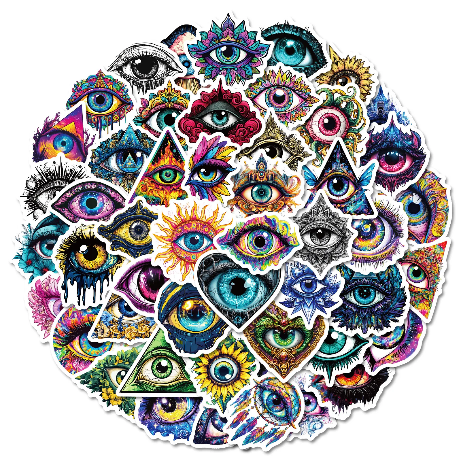10/50PCS Cool Eye Graffiti Stickers Color Eyeball Cartoon DIY Decals Funny Kids Toys DIY Fridge Laptop Guitar Car Bike Sticker
10/50PCS Cool Eye Graffiti Stickers Color Eyeball Cartoon DIY Decals Funny Kids Toys DIY Fridge Laptop Guitar Car Bike Sticker