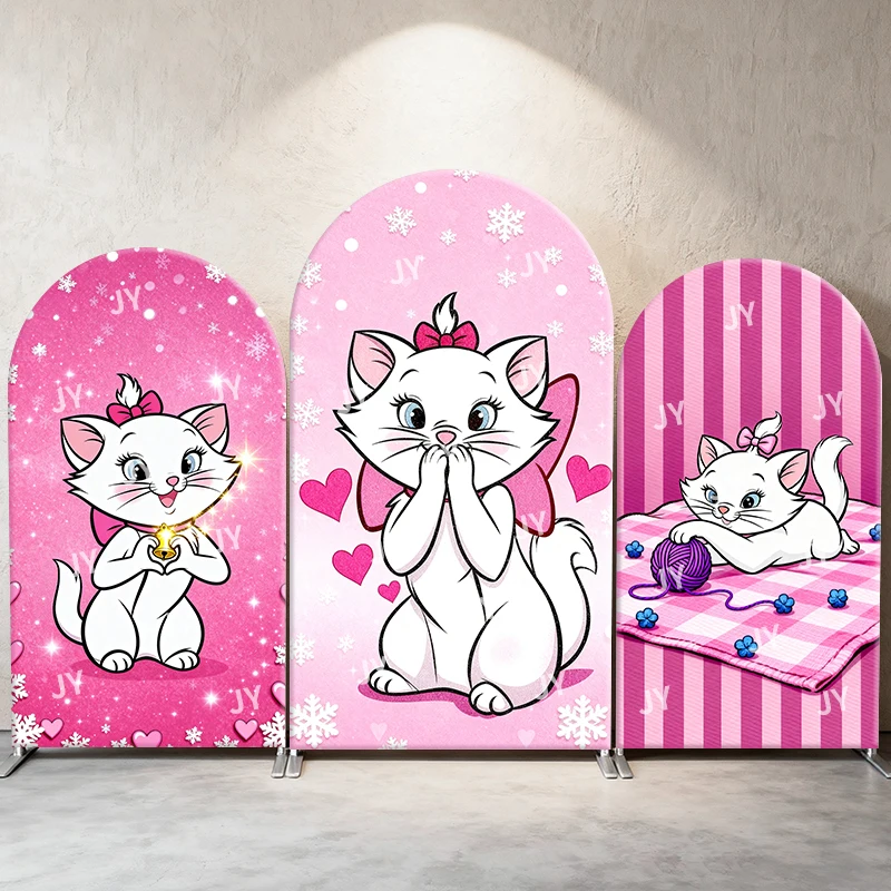 Marie Cat Arch Backdrop Cover Pink Heart Yarn Scene Cartoon Theme Kids Birthday Baby Shower Photo Booth Decor Background
Marie Cat Arch Backdrop Cover Pink Heart Yarn Scene Cartoon Theme Kids Birthday Baby Shower Photo Booth Decor Background
