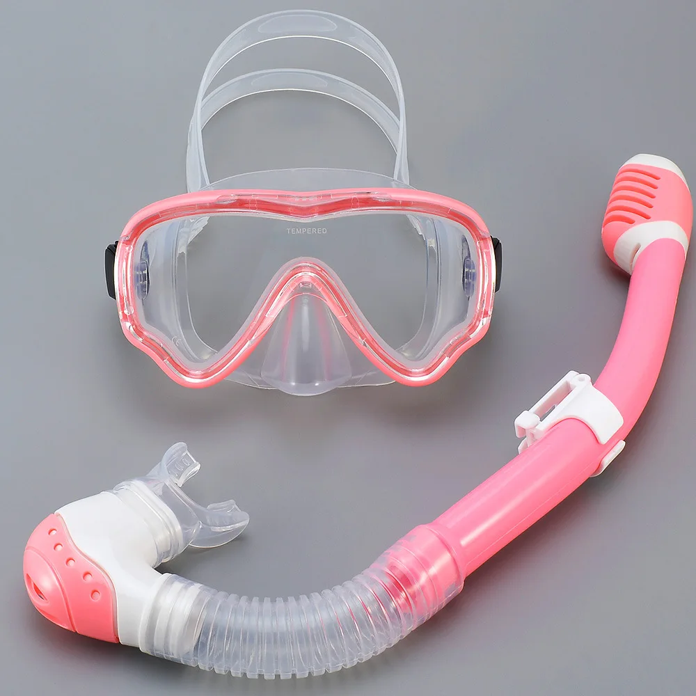 Children's New Large Frame Diving Goggles Full Dry Snorkel Set Silicone Diving Glasses Face Glasses Small Face Mask
Children's New Large Frame Diving Goggles Full Dry Snorkel Set Silicone Diving Glasses Face Glasses Small Face Mask
