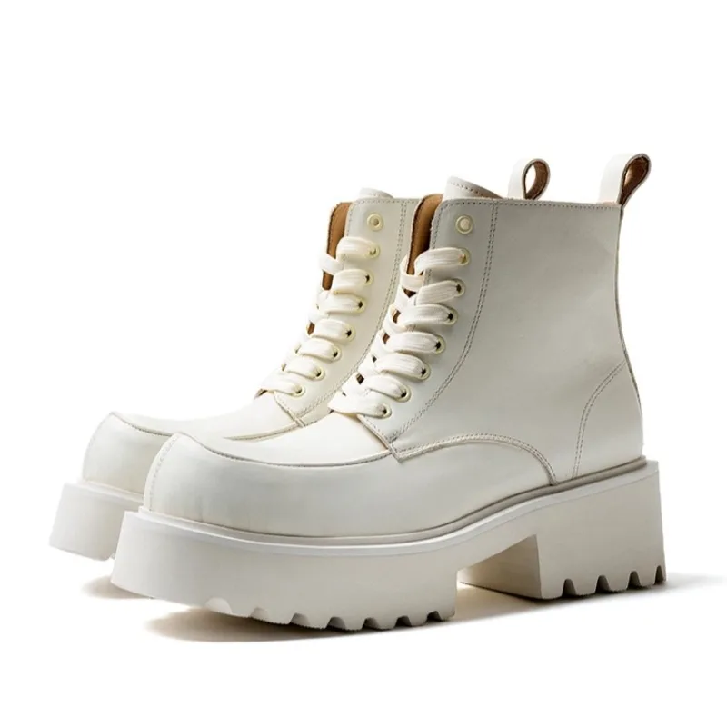 Ботинки на платформе, увеличивающие рост, мужская обувь, высокие ботинки из натуральной кожи на шнуровке, на толстой подошве, осенне-зимние ботинки челси
Ботинки на платформе, увеличивающие рост, мужская обувь, высокие ботинки из натуральной кожи на шнуровке, на толстой подошве, осенне-зимние ботинки челси