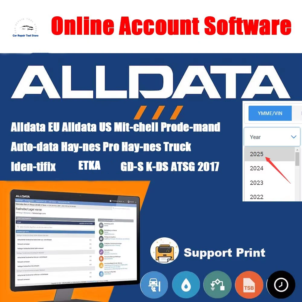 Онлайн-аккаунт Alldata 2025, схема автоматического ремонта данных, программное обеспечение для мастерской, автоматические данные Hay-nes Pro, поддержка Mit-chell, мобильный/ПК, вход
Онлайн-аккаунт Alldata 2025, схема автоматического ремонта данных, программное обеспечение для мастерской, автоматические данные Hay-nes Pro, поддержка Mit-chell, мобильный/ПК, вход