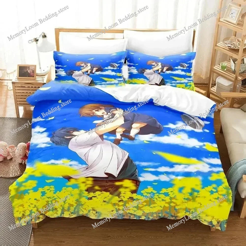 Fashion Vibrant 3D Print Anime CLANNAD Bedding Set Single-Twin-Full-Queen-King Size Adult Kid Bedroom Stylish Duvet Cover Sets
Fashion Vibrant 3D Print Anime CLANNAD Bedding Set Single-Twin-Full-Queen-King Size Adult Kid Bedroom Stylish Duvet Cover Sets