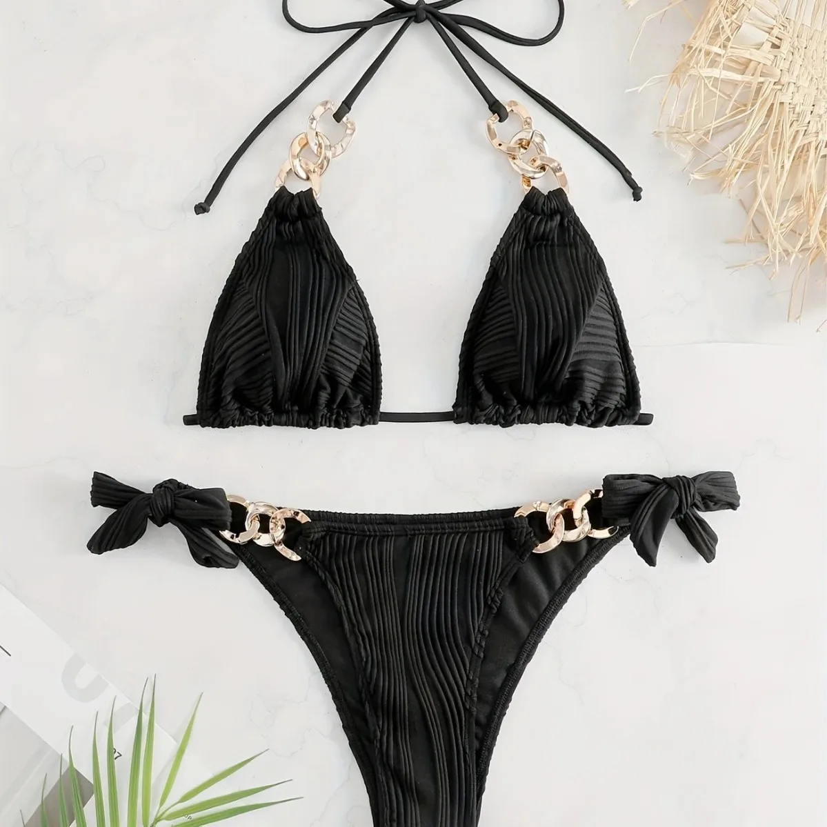 Lace-Up Bikini 2025 - Crisscross Back & High Waist | Women Swimsuits & Maillot de Bain Femme | Summer Vacation Outfit
Lace-Up Bikini 2025 - Crisscross Back & High Waist | Women Swimsuits & Maillot de Bain Femme | Summer Vacation Outfit