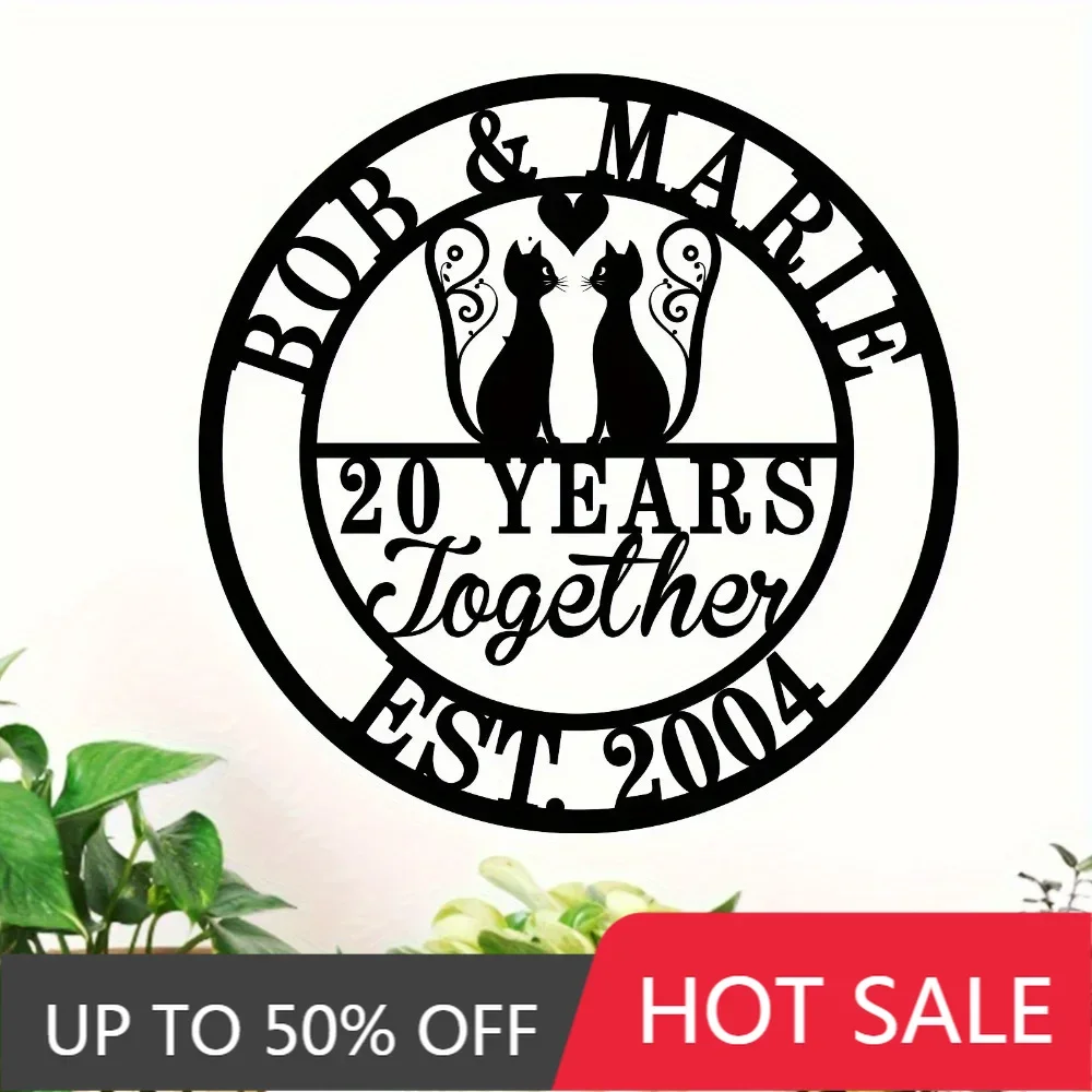 1PC Exclusive Handmade Customizable Vintage Metal Wall Art Round Love - Themed Matte Finish Reusable Ideal for Entryway Spouse G
1PC Exclusive Handmade Customizable Vintage Metal Wall Art Round Love - Themed Matte Finish Reusable Ideal for Entryway Spouse G