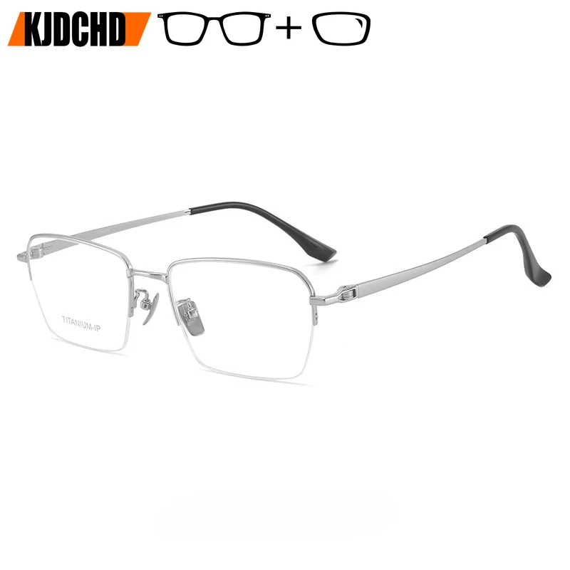 High Quality Titanium Business Prescription glasses Men Optical Frame Luxury Ultra-light Comfortable Half Rim Eyewear
High Quality Titanium Business Prescription glasses Men Optical Frame Luxury Ultra-light Comfortable Half Rim Eyewear