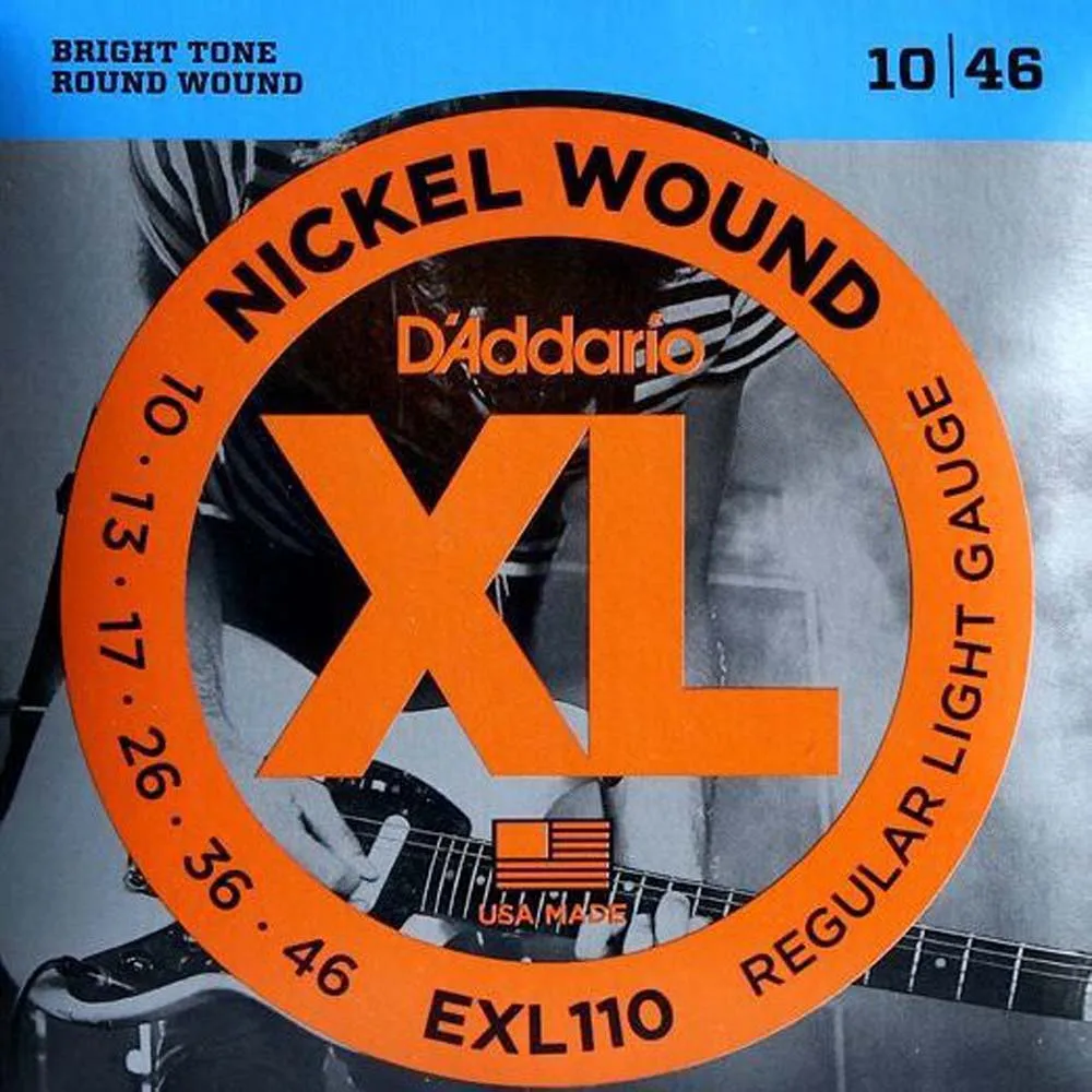 EXL110 EXL115 EXL120 EXL130 XL Nickel Round Wound Electric Guitar Strings Consistent Feel Perfect Intonation Music Accessories
EXL110 EXL115 EXL120 EXL130 XL Nickel Round Wound Electric Guitar Strings Consistent Feel Perfect Intonation Music Accessories