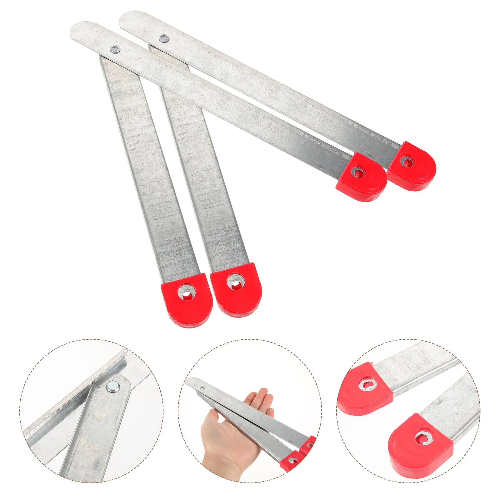2 Pcs Ladder Hinge Folding Step Small Tie Rod Attic Parts Replacement Kit Galvanized Aluminum
2 Pcs Ladder Hinge Folding Step Small Tie Rod Attic Parts Replacement Kit Galvanized Aluminum