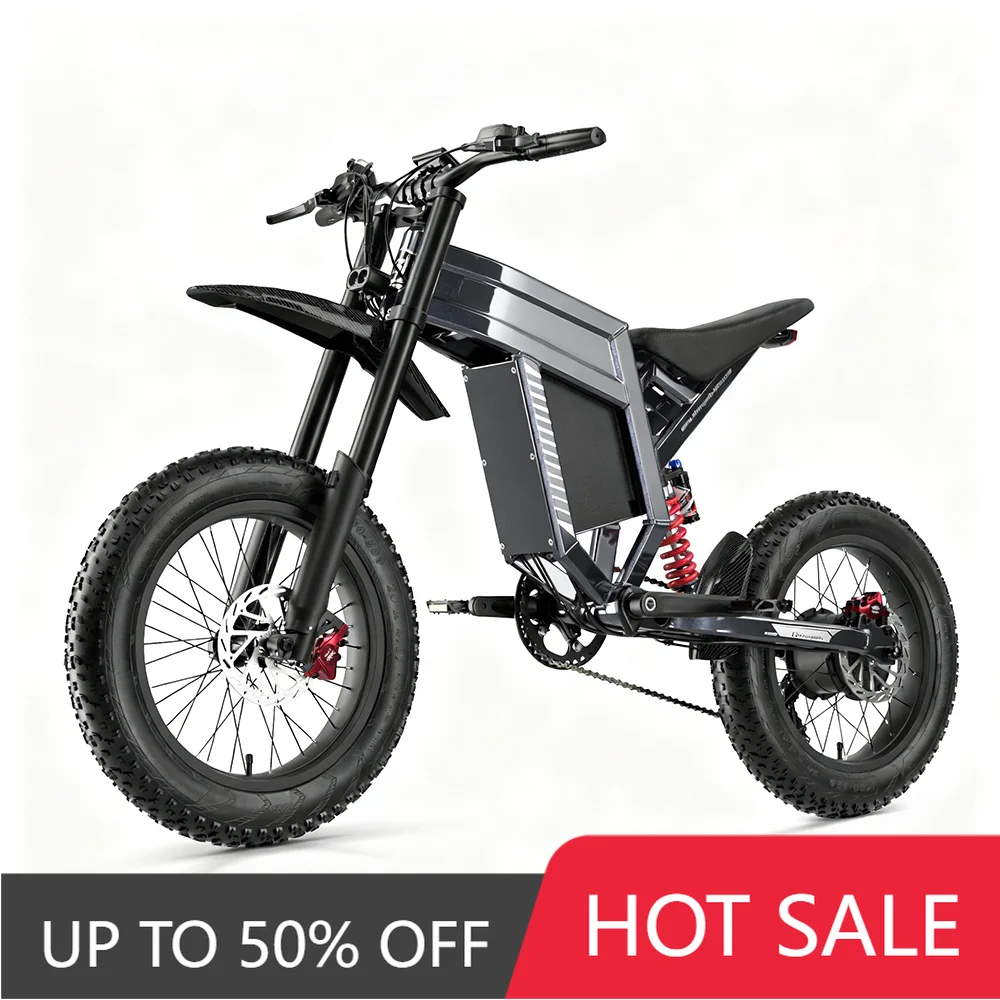 TTY US Inventory Motorcycle Electric Off-Road Vehicle 2000W 60V 30Ah Lithium Battery Brushless Motor Adult Electric Bike Sports
TTY US Inventory Motorcycle Electric Off-Road Vehicle 2000W 60V 30Ah Lithium Battery Brushless Motor Adult Electric Bike Sports
