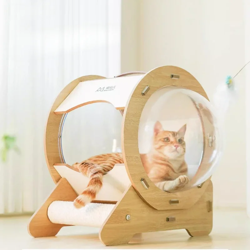 High-Transparency Acrylic Cat Nest Multi-Functional Cat Climbing Frame Semi-Enclosed Cat Bed All-Season Pet Furniture for Indoor
High-Transparency Acrylic Cat Nest Multi-Functional Cat Climbing Frame Semi-Enclosed Cat Bed All-Season Pet Furniture for Indoor
