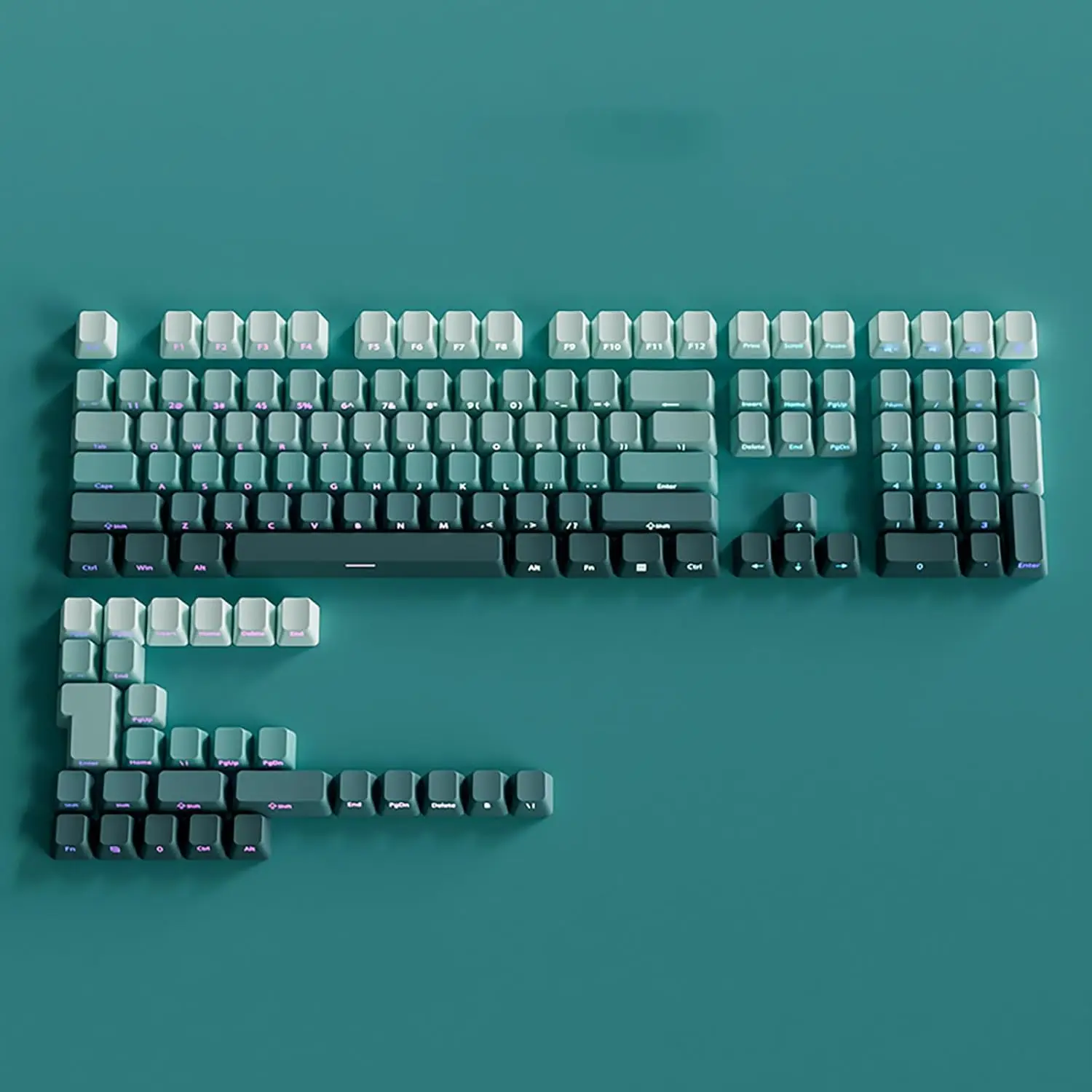136 Key Cherry Profile Green Grape Keycaps Side Print Shine Through Keycaps Double Shot PBT Keycap for MX Switch Gaming Keyboard
136 Key Cherry Profile Green Grape Keycaps Side Print Shine Through Keycaps Double Shot PBT Keycap for MX Switch Gaming Keyboard