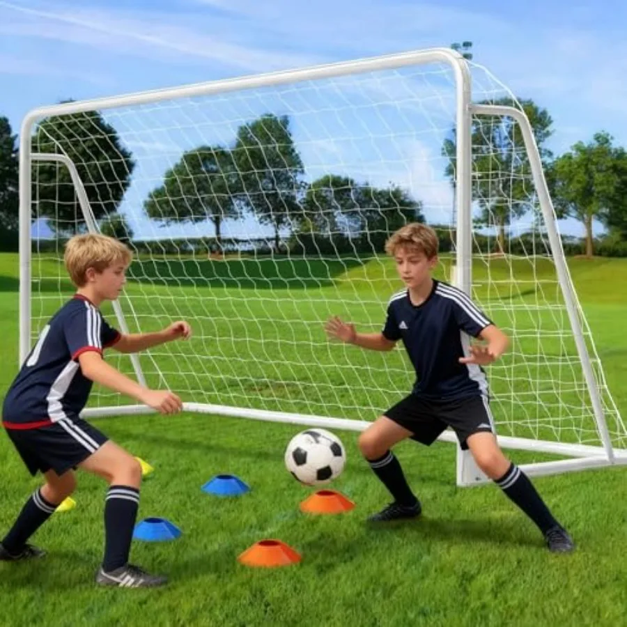 Soccer Goals for Backyard, Metal, Multiple Colors, Durable Indoor Outdoor Use with Sizes 24x8/21x7/18x7/16x7/12x6/10x6/8x6/6x4F
Soccer Goals for Backyard, Metal, Multiple Colors, Durable Indoor Outdoor Use with Sizes 24x8/21x7/18x7/16x7/12x6/10x6/8x6/6x4F