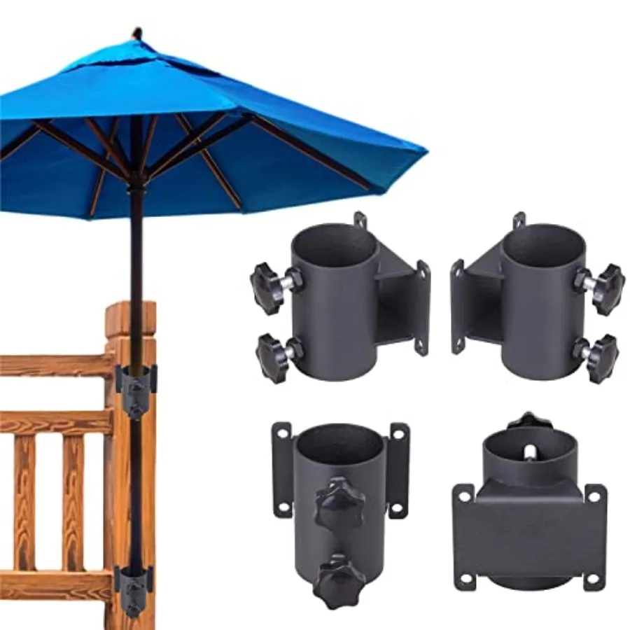 Patio Umbrella Holder Heavy-Duty Adjustable Metal Sun Umbrella Clamp Stand Umbrella Clamp Mount Bracket for Deck Railing Outdoo
Patio Umbrella Holder Heavy-Duty Adjustable Metal Sun Umbrella Clamp Stand Umbrella Clamp Mount Bracket for Deck Railing Outdoo