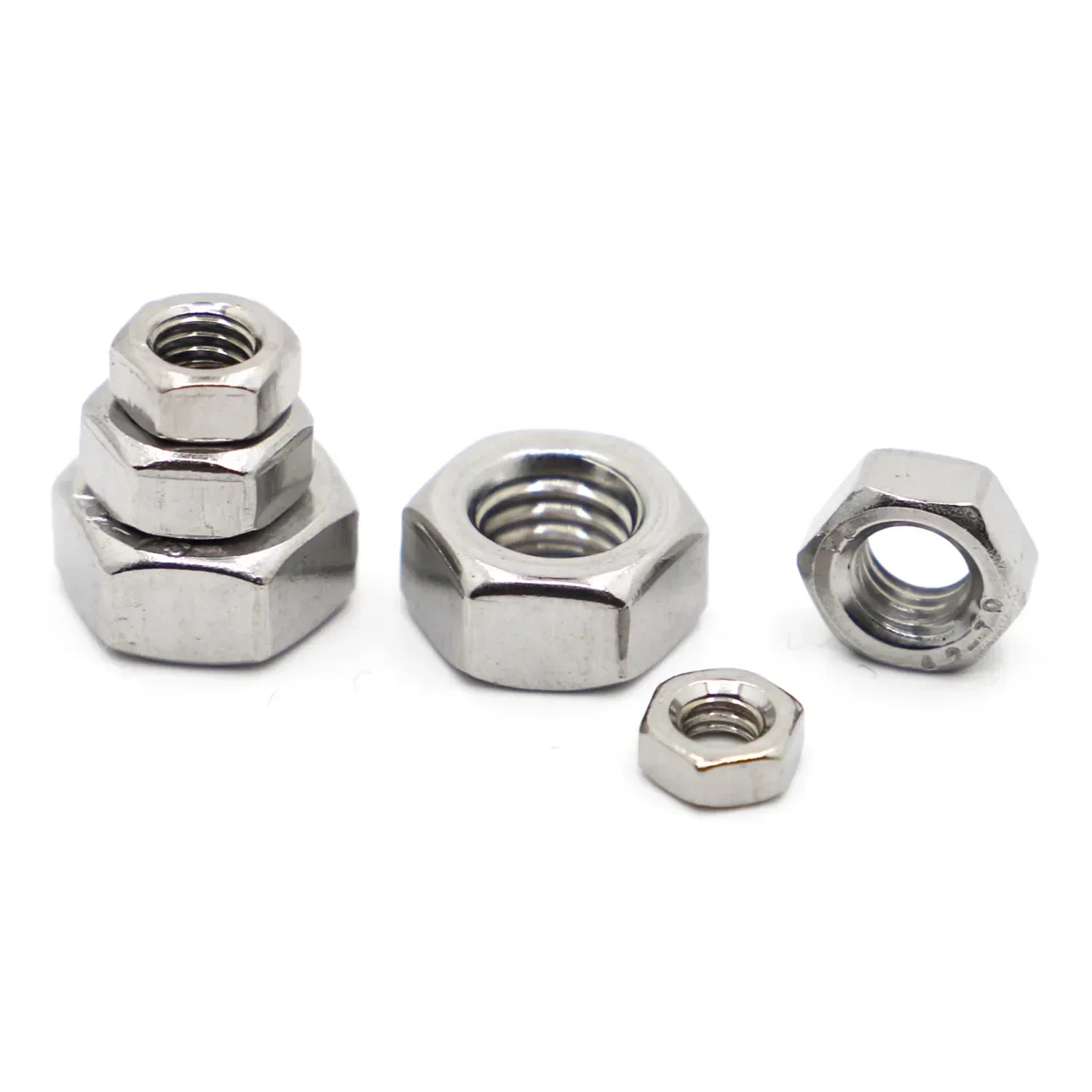 1-50pcs Hex Hexagon Nut M1 M1.2 M1.4 M1.6 M2 M2.5 M3 M4 M5 M6 M8 M10 M12 M14 M16 M18 M20 M22 M24 DIN934 A2-70 Stainless Steel
1-50pcs Hex Hexagon Nut M1 M1.2 M1.4 M1.6 M2 M2.5 M3 M4 M5 M6 M8 M10 M12 M14 M16 M18 M20 M22 M24 DIN934 A2-70 Stainless Steel