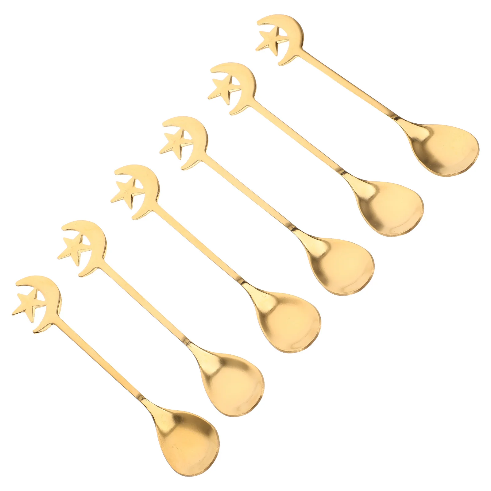 6pcs Coffee Spoons Stainless Steel Mini Star Moon Design Dessert Tea Sugar Stirring Spoons For Kitchen Office Home Use
6pcs Coffee Spoons Stainless Steel Mini Star Moon Design Dessert Tea Sugar Stirring Spoons For Kitchen Office Home Use