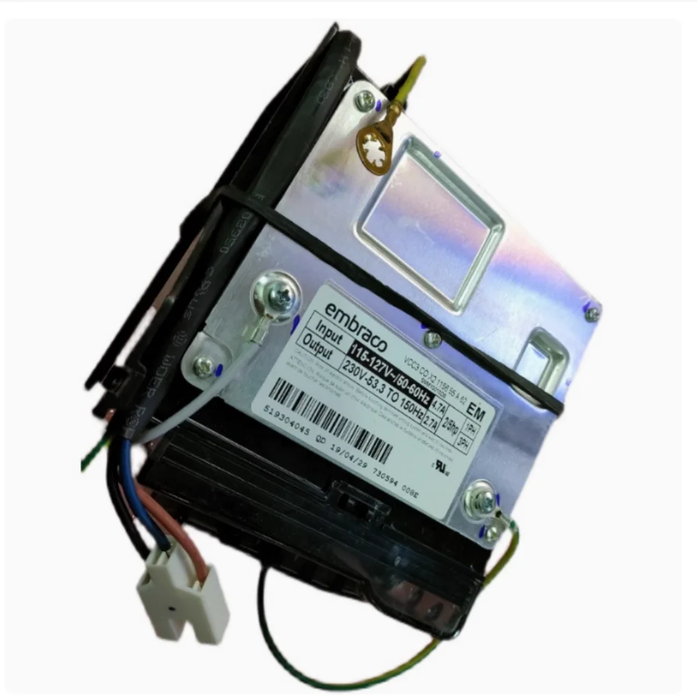 Used for EMBRACO VCC3 COX2 1156 55A62 EM 0193525166 Variable Frequency Refrigerator Compressor Drive Board Box 115V-127V 
Used for EMBRACO VCC3 COX2 1156 55A62 EM 0193525166 Variable Frequency Refrigerator Compressor Drive Board Box 115V-127V