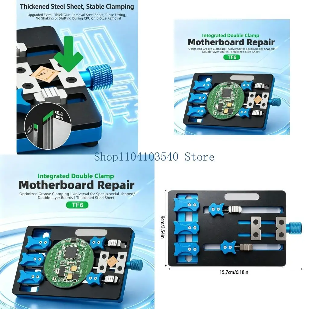 02DC High Precisely Phone Motherboards Holder With Soft Grip Jaw Phone Repair Stand
02DC High Precisely Phone Motherboards Holder With Soft Grip Jaw Phone Repair Stand