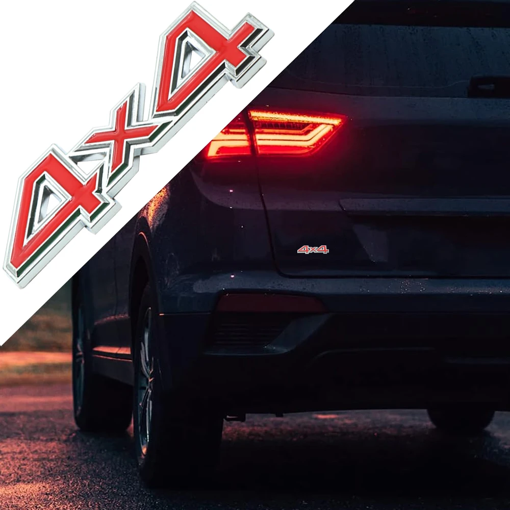 1Pc 11cm*3.5cm 3D Metal 4X4 Four-Wheel Drive Car Styling Stickers Emblem Badge Car Body Stickers Decal Car Exterior Accessories
1Pc 11cm*3.5cm 3D Metal 4X4 Four-Wheel Drive Car Styling Stickers Emblem Badge Car Body Stickers Decal Car Exterior Accessories
