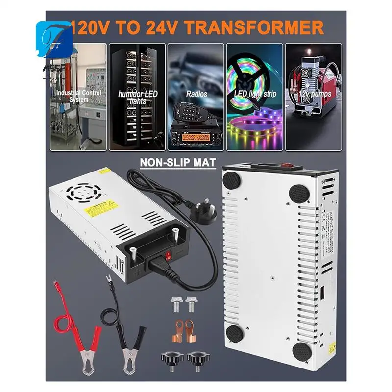 A55F-Version DC 24V 15A 360W Power Supply,110V AC To DC 24V Converter Switching Power Adapter For LED Light Bar Radio US Plug
A55F-Version DC 24V 15A 360W Power Supply,110V AC To DC 24V Converter Switching Power Adapter For LED Light Bar Radio US Plug