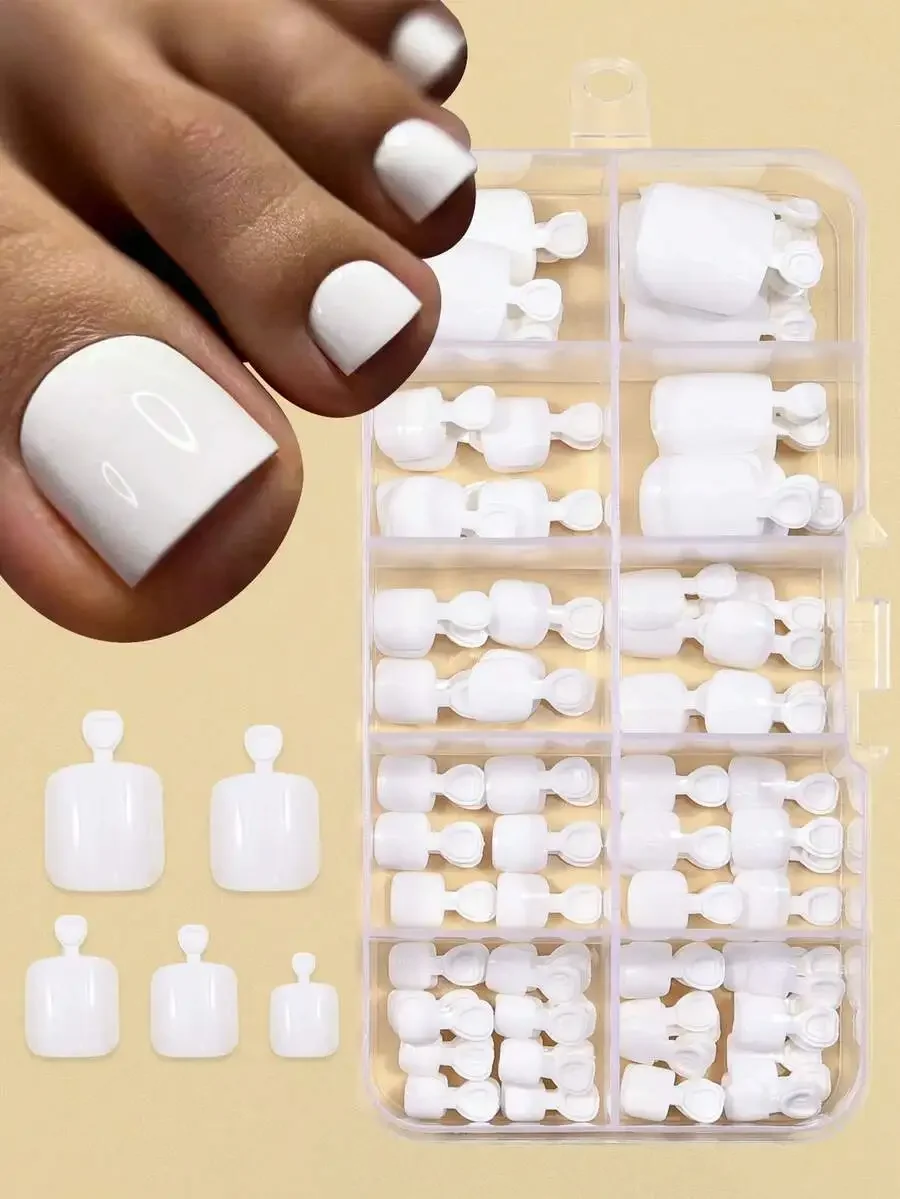 120Pcs Solid Color White Short Nail Art Fake False Toenails Press On Toe Nails Supplier Nail Supplies Nails
120Pcs Solid Color White Short Nail Art Fake False Toenails Press On Toe Nails Supplier Nail Supplies Nails