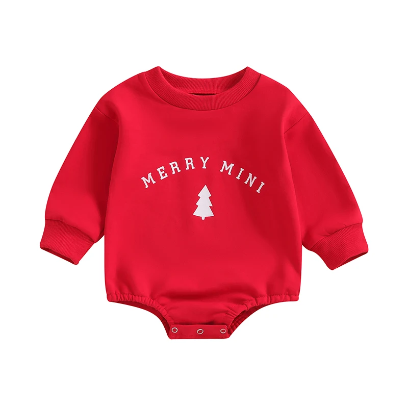 Baby Christmas Romper Long Sleeve Crew Neck Tree Letter Print Bodysuit Newborn Winter Playsuit
Baby Christmas Romper Long Sleeve Crew Neck Tree Letter Print Bodysuit Newborn Winter Playsuit