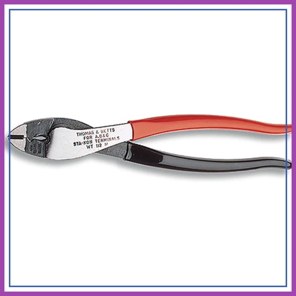 Plier-Type Crimping Tool for Non-Insulated & Insulated Nylon/Vinyl Terminals and Splices, A/B/C & RA/RB/RC Series
Plier-Type Crimping Tool for Non-Insulated & Insulated Nylon/Vinyl Terminals and Splices, A/B/C & RA/RB/RC Series