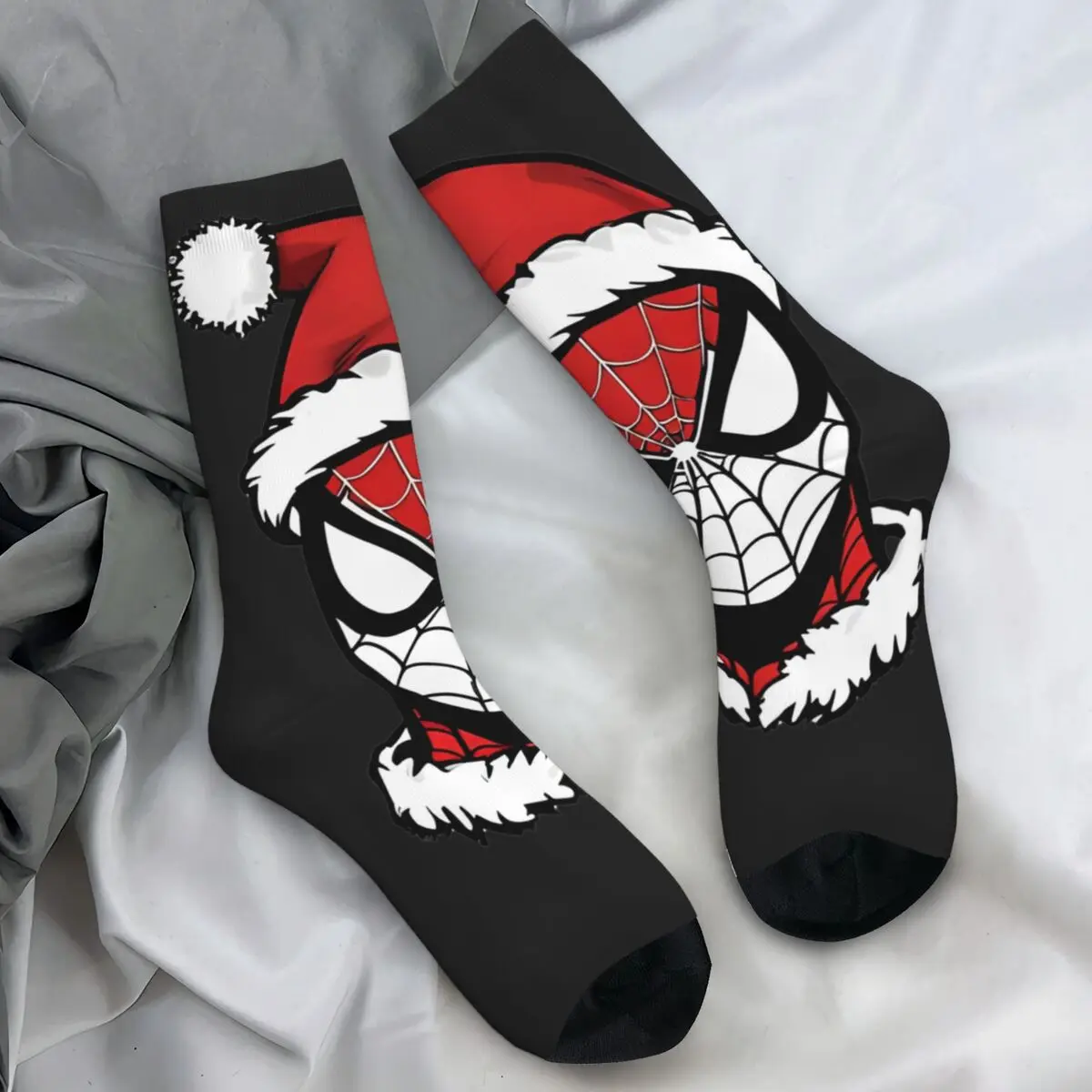 Christmas Spiderman SuperHero Stockings Men Socks Comfortable Novelty Socks Autumn Running Non Skid Custom Socks Gift
Christmas Spiderman SuperHero Stockings Men Socks Comfortable Novelty Socks Autumn Running Non Skid Custom Socks Gift