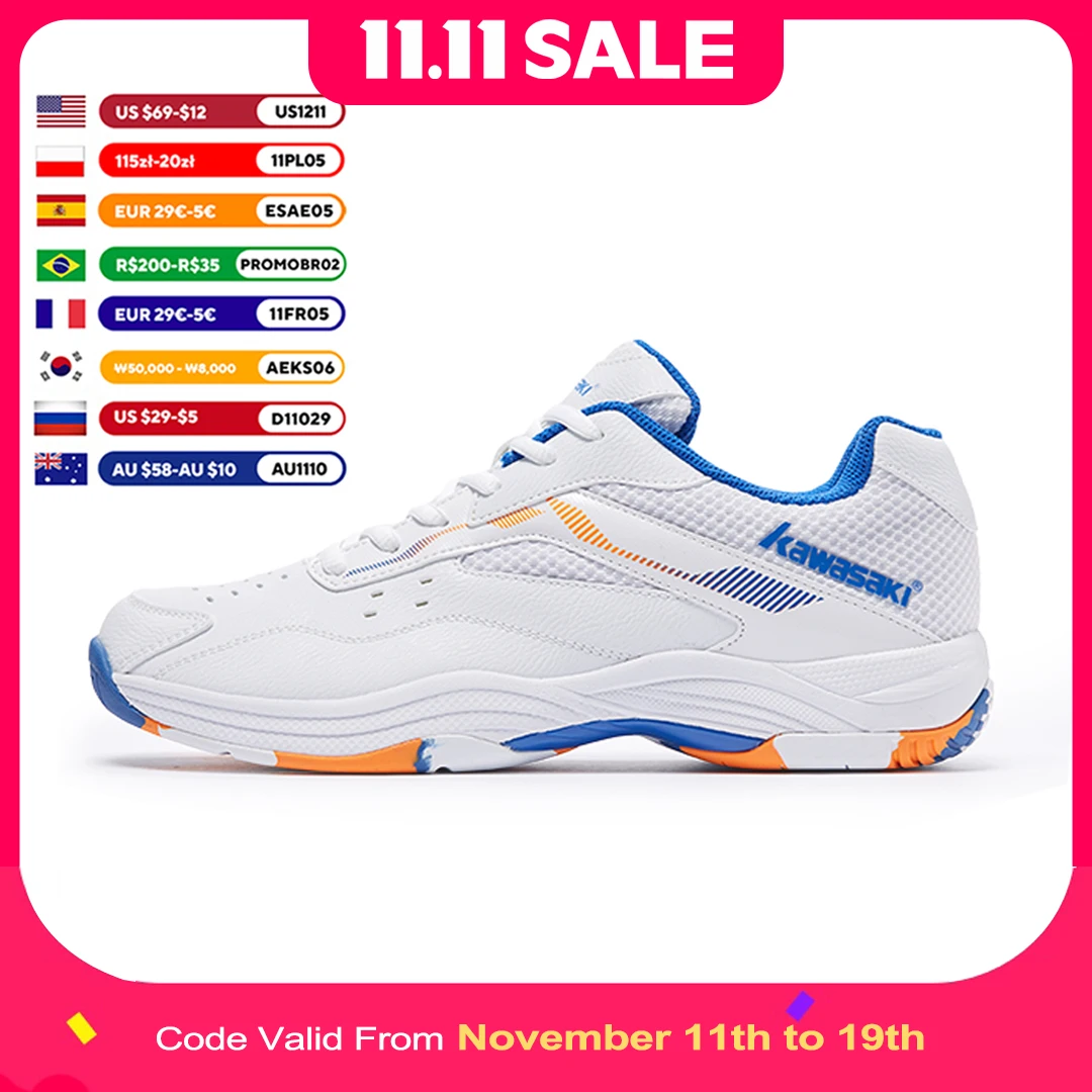 Kawasaki Brand Sneakers Sport Shoes Men Women Durable Stable Badminton Shoes Table Tennis Shoes K1B51-B3324
Kawasaki Brand Sneakers Sport Shoes Men Women Durable Stable Badminton Shoes Table Tennis Shoes K1B51-B3324