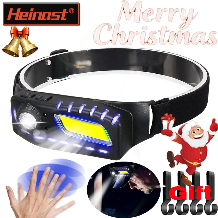 Портативный мощный индукционный налобный фонарь, водонепроницаемый, для кемпинга, ночной рыбалки, встроенный аккумулятор, перезаряжаемые аварийные фары
Портативный мощный индукционный налобный фонарь, водонепроницаемый, для кемпинга, ночной рыбалки, встроенный аккумулятор, перезаряжаемые аварийные фары