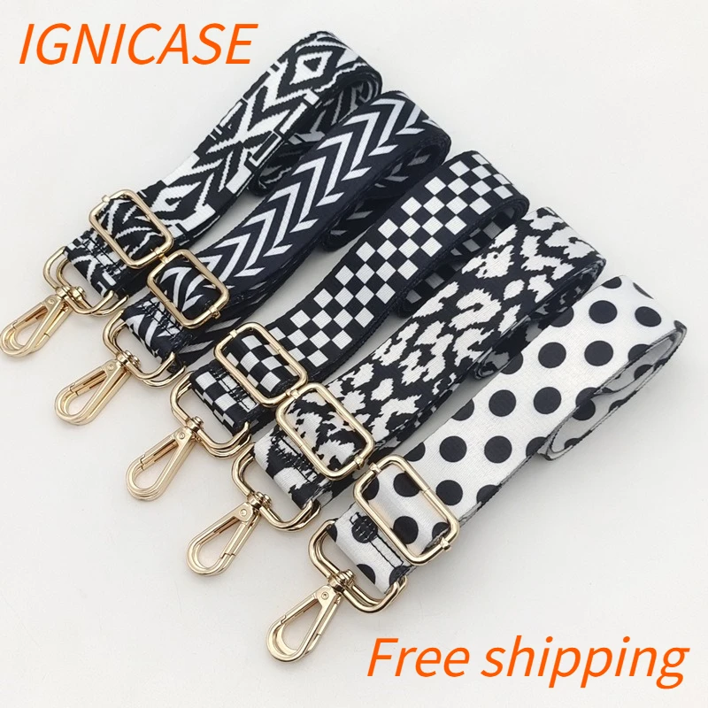 IGNICASE Black and White Polka Dot Bag Strap Adjustable Shoulder Crossbody Backpack Accessories Handmade Bag Crossbody Strap
IGNICASE Black and White Polka Dot Bag Strap Adjustable Shoulder Crossbody Backpack Accessories Handmade Bag Crossbody Strap