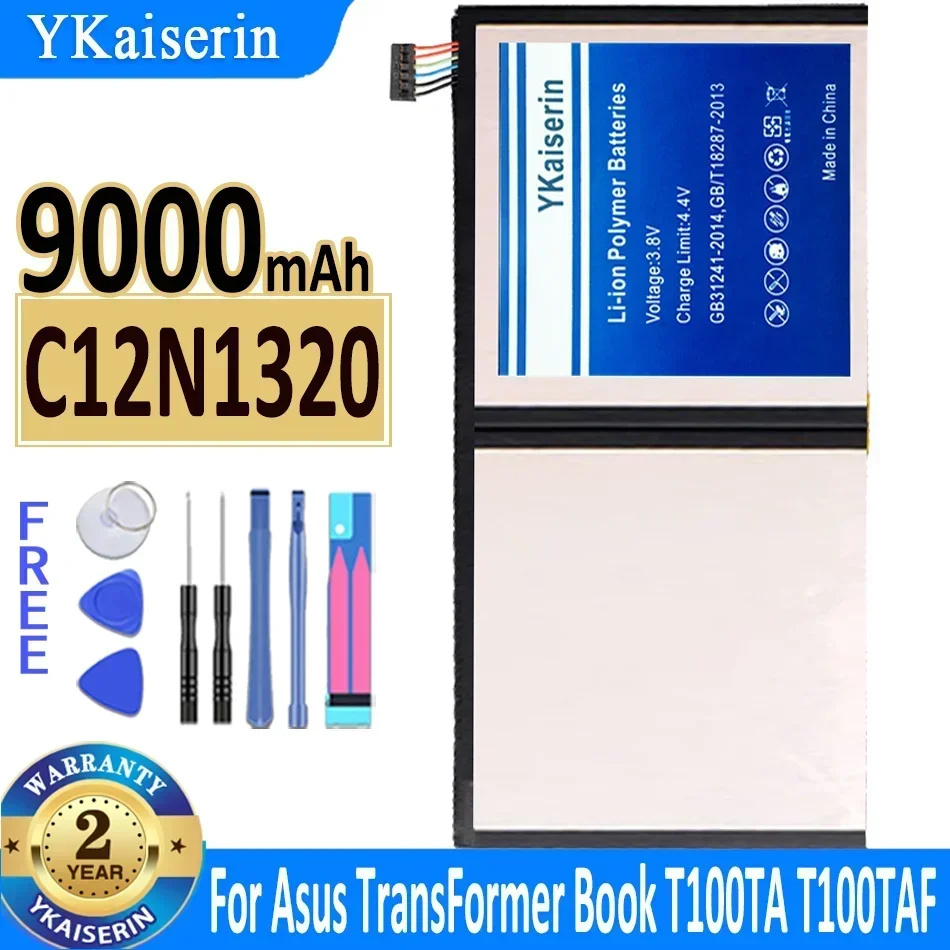 Safe Tablet Battery For Asus T100T Tablet T100TA For Transformer Book T100TAF T100TA C12N1320 9000mAh
Safe Tablet Battery For Asus T100T Tablet T100TA For Transformer Book T100TAF T100TA C12N1320 9000mAh