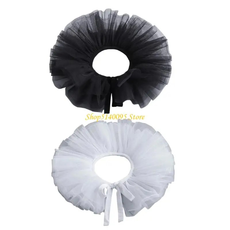 DXAE Styles Воротник с рюшами Атласный воротник с ершами Косплей Воротник
DXAE Styles Воротник с рюшами Атласный воротник с ершами Косплей Воротник