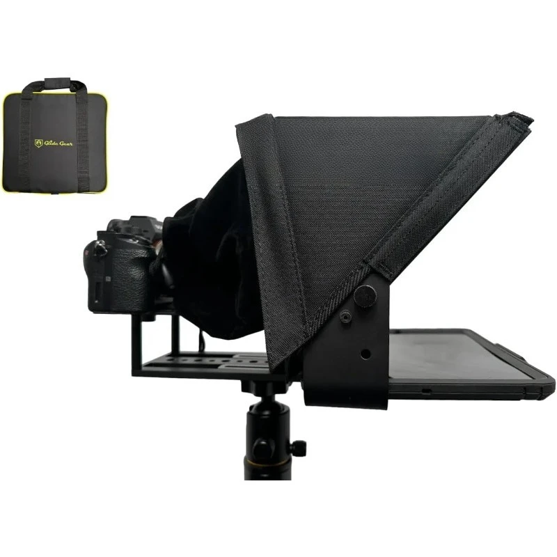 Glide Gear TMP 100 Teleprompter – DSLR, Tablet, Smartphone – 12" Glass, Carry Case, No Assembly
Glide Gear TMP 100 Teleprompter – DSLR, Tablet, Smartphone – 12" Glass, Carry Case, No Assembly