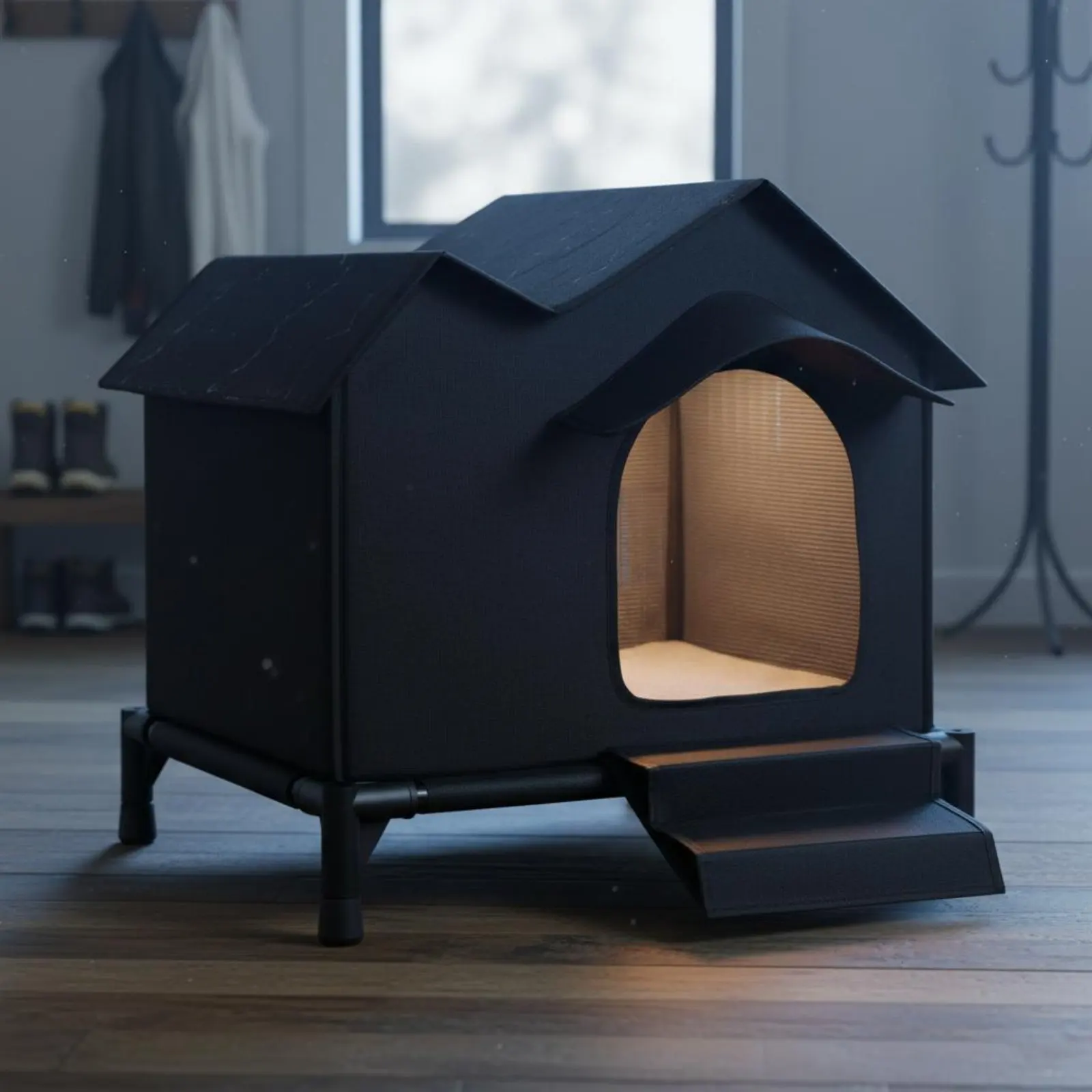 Waterproof Feline House Thermal Insulation Windproof Feline House Pet Housing Easy to Clean for Cats, Porch, Garden
Waterproof Feline House Thermal Insulation Windproof Feline House Pet Housing Easy to Clean for Cats, Porch, Garden